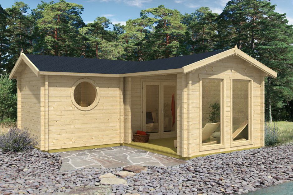 Угловая баня