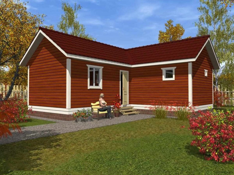 Баня из бруса 150х150 одноэтажный