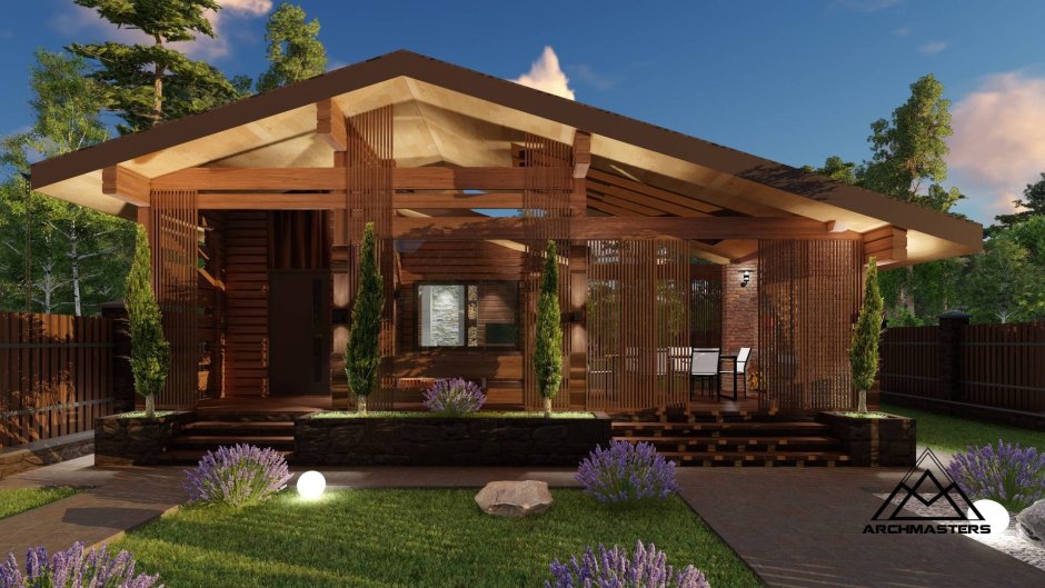 Баня с верандой и барбекю проекты 6х3