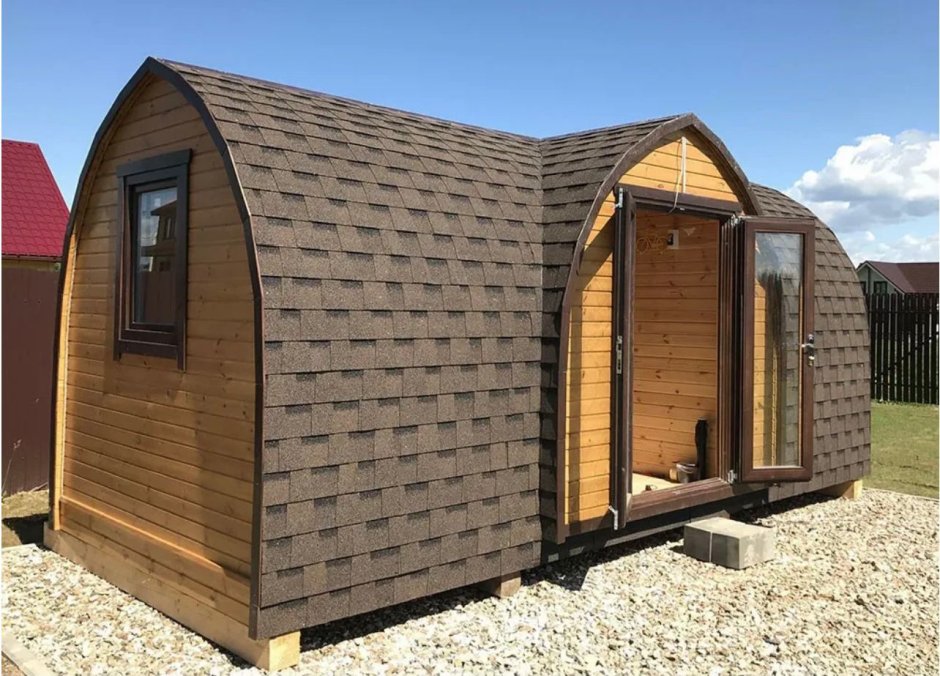 Баня бочка Викинг под ключ