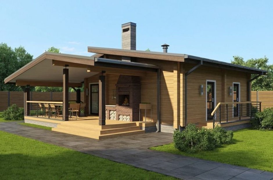 Баня с верандой и барбекю проекты 6х3