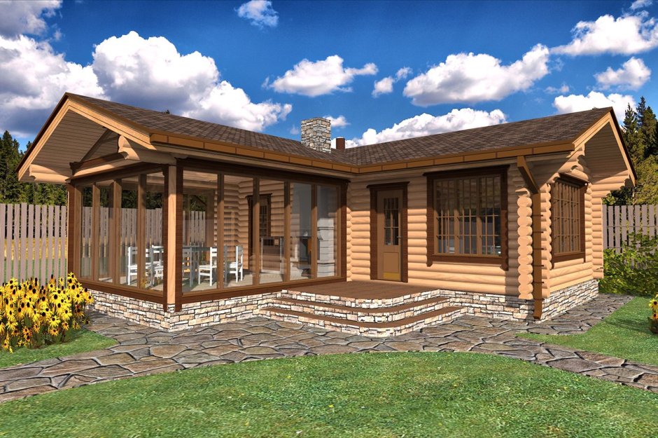 Баня с верандой и барбекю проекты 6х3