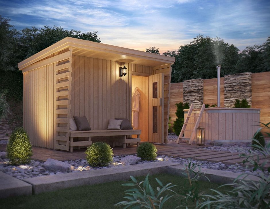 Современная баня