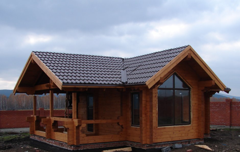 Угловой домик