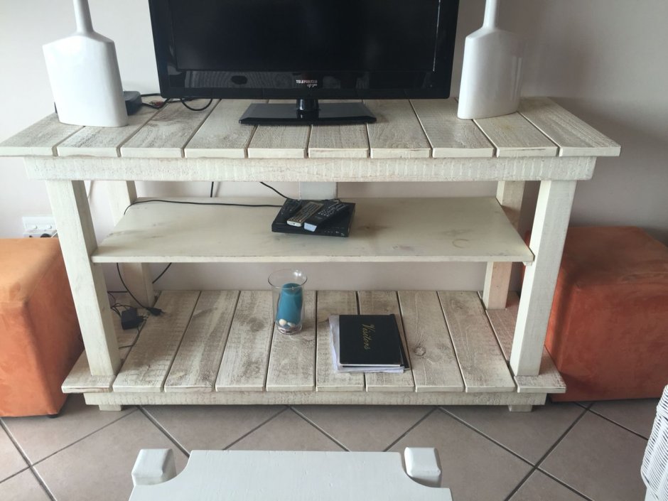 Тумба под телевизор из фанеры
