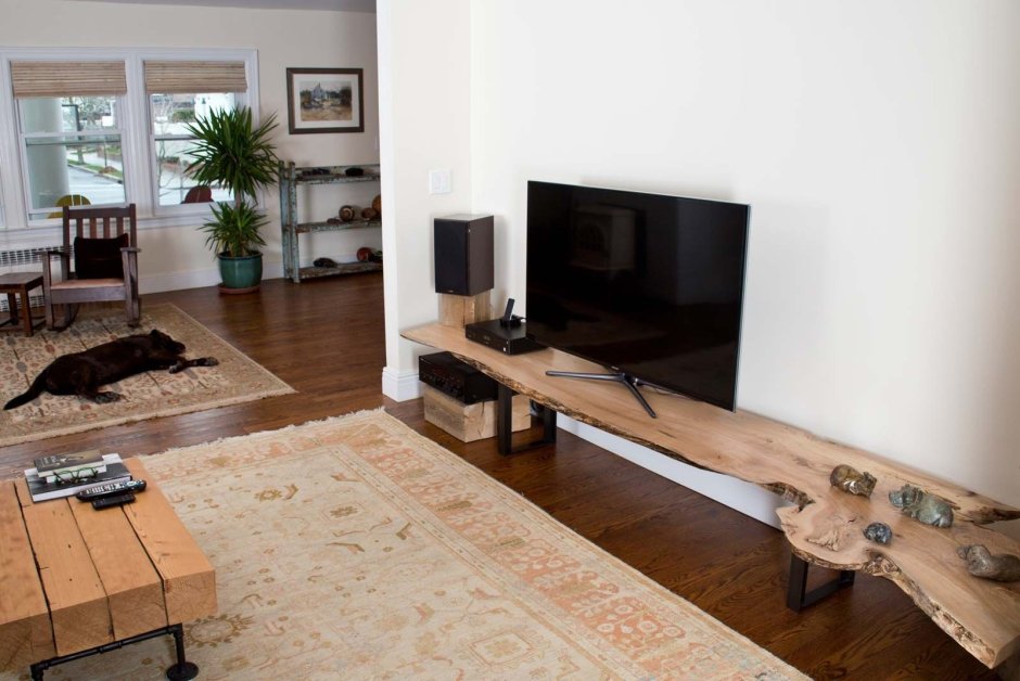 Тумба лофт ТВ слэб