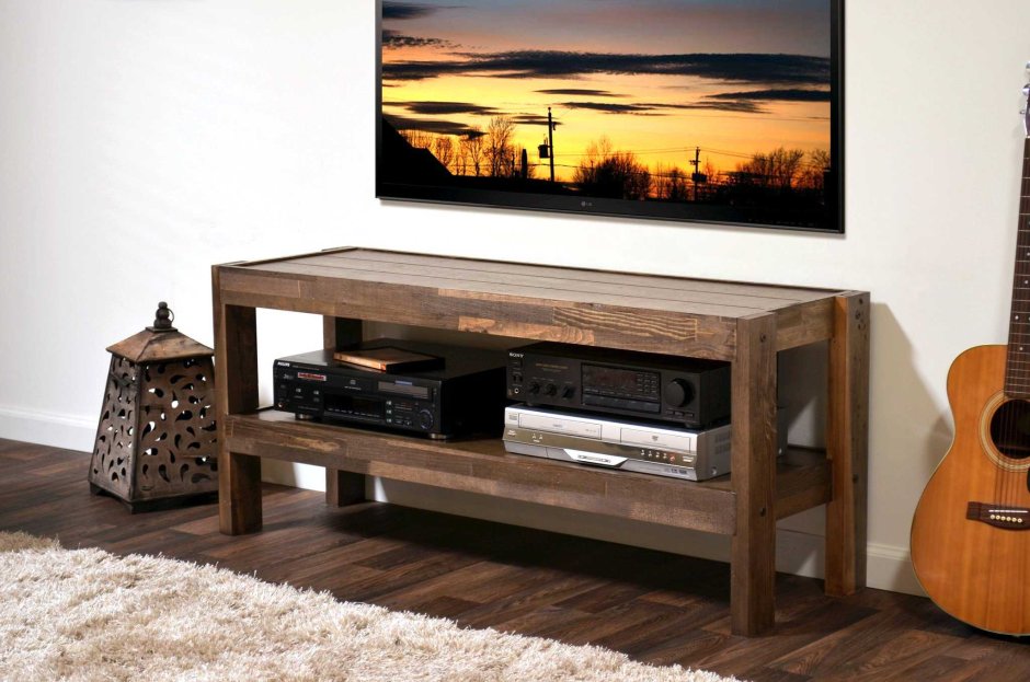 Irwin Rustic Wood TV Stand