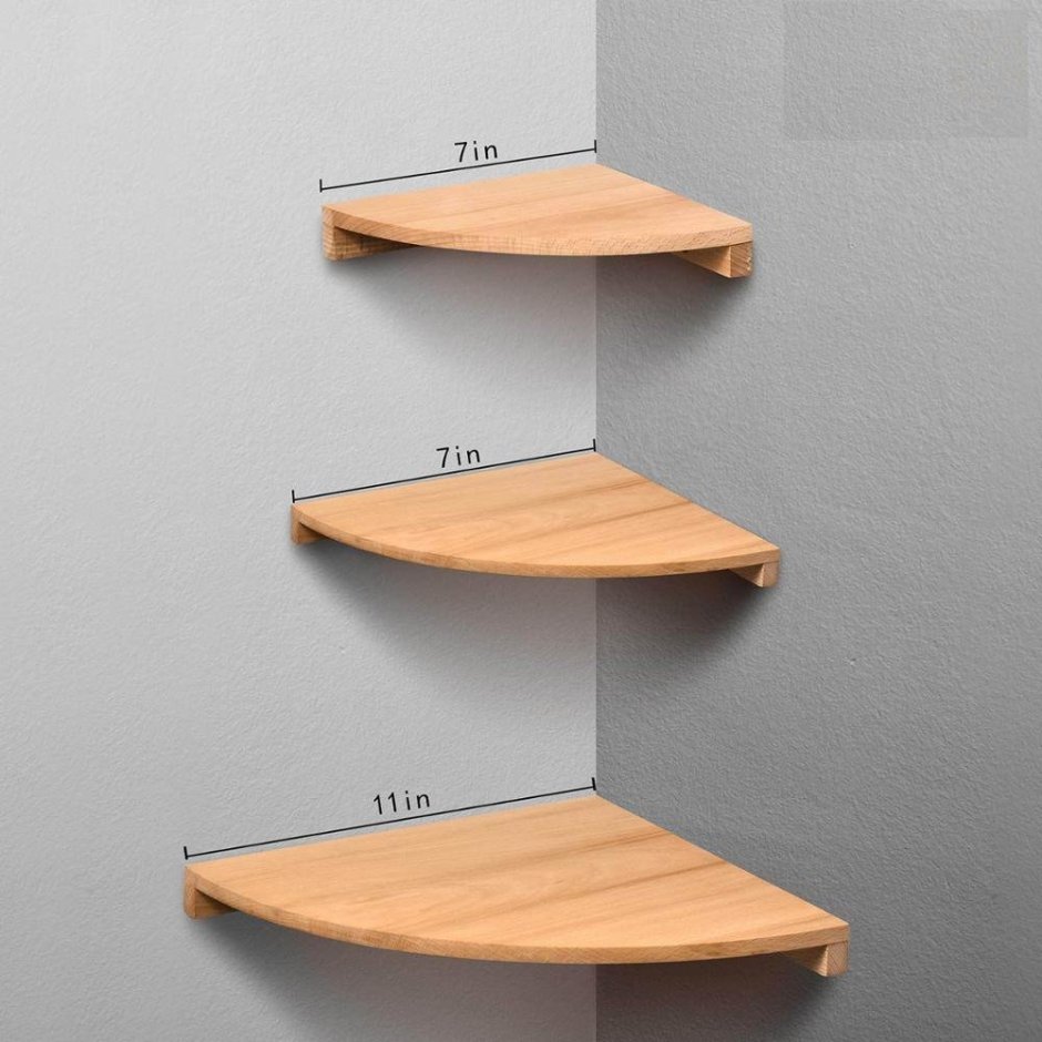 Угловые полки