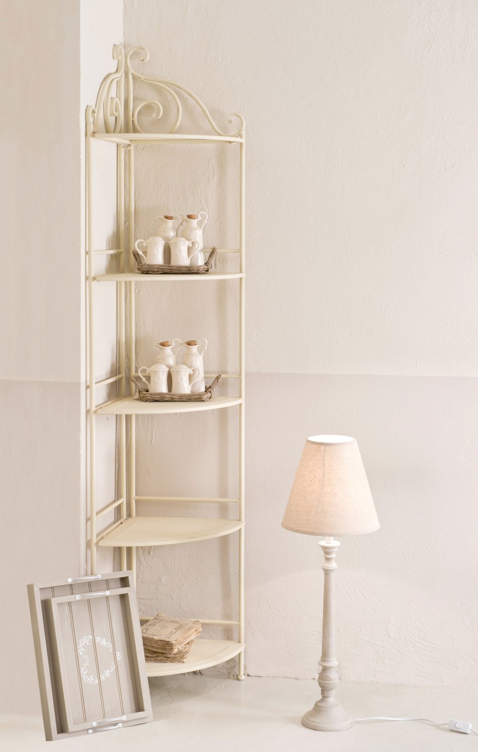 Этажерка угловая "Верона Лайт"