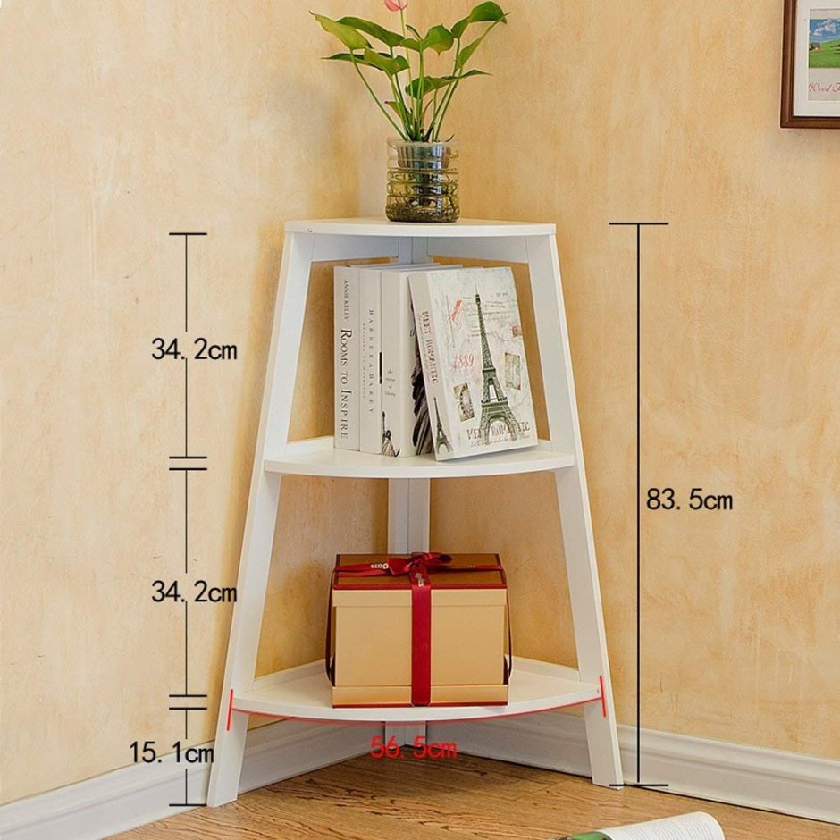 Полки угловые напольные