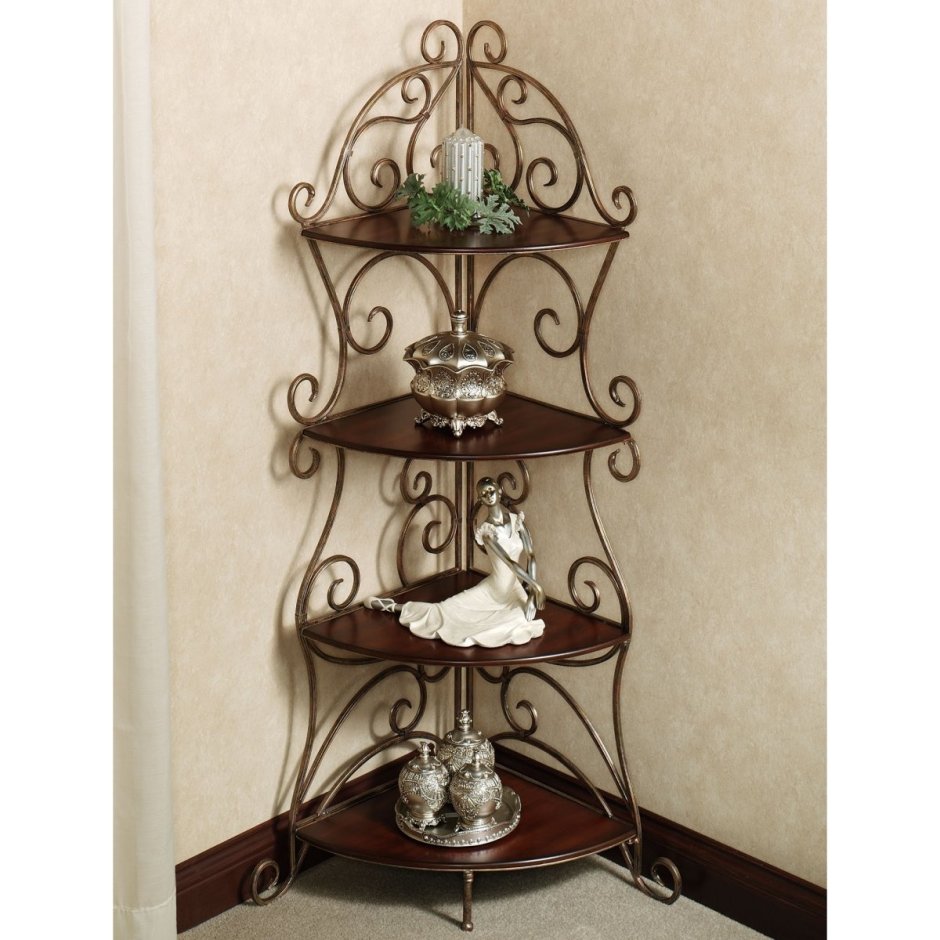 Угловая полка из металла