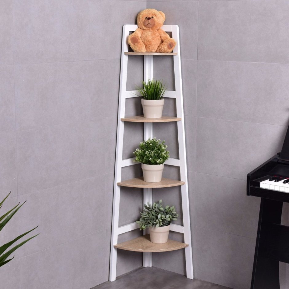 Угловые полки для цветов