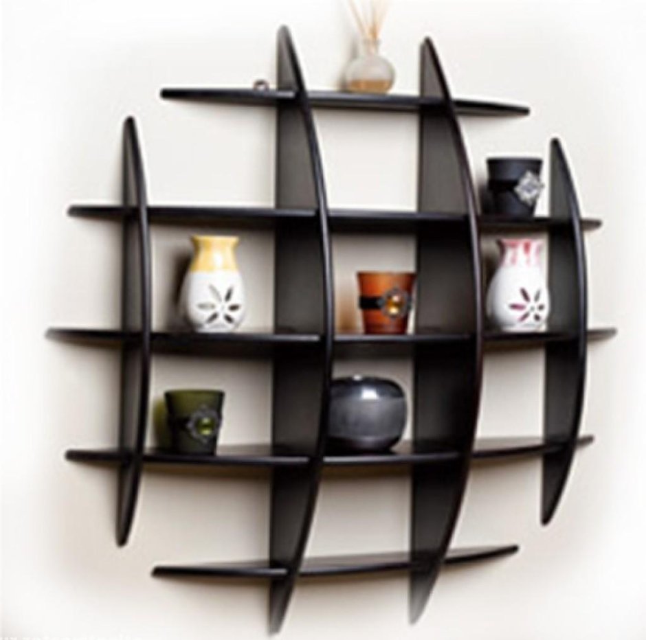 Полукруглая полка на стену