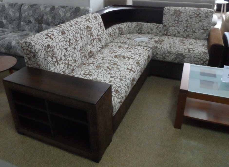 Диван Виктория 3-1 с полкой