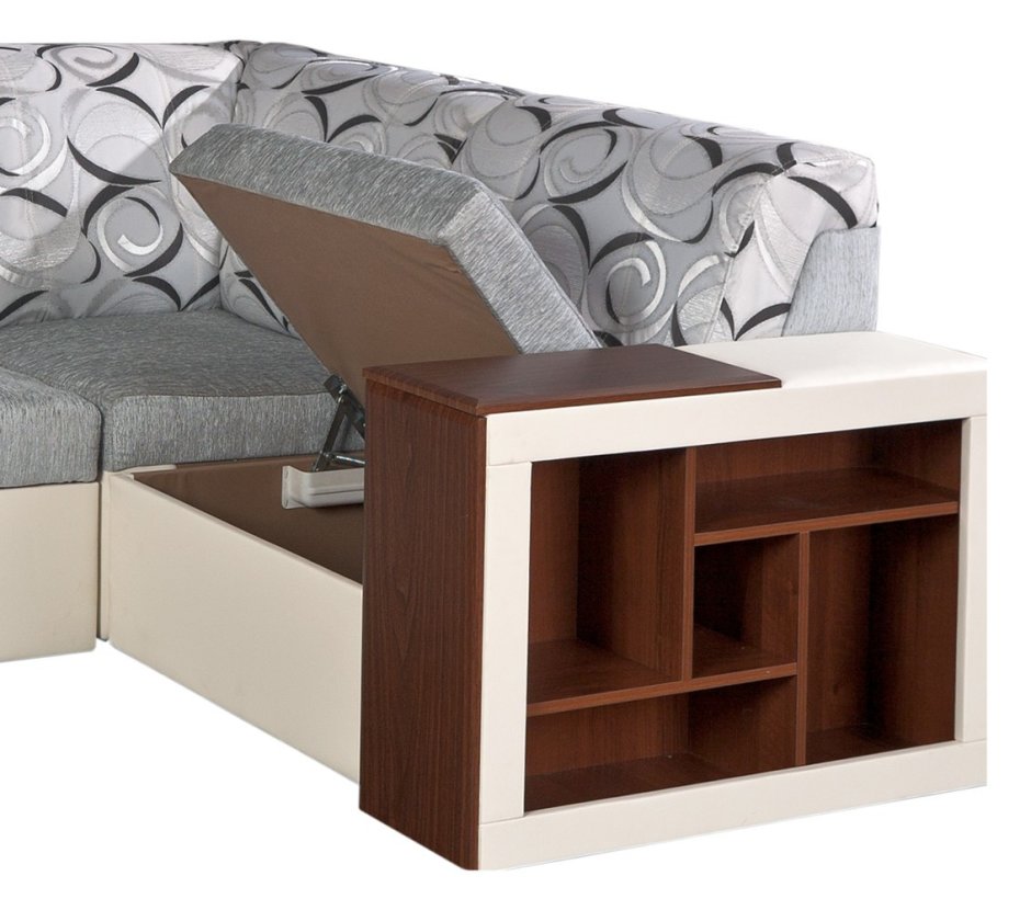 Угловой диван с тумбой