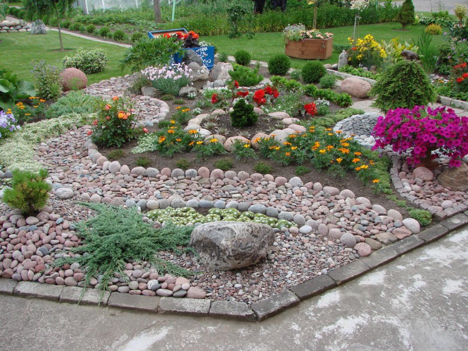 Клумба из камней своими руками: пошаговая инструкция Rock garden landscaping, Ro
