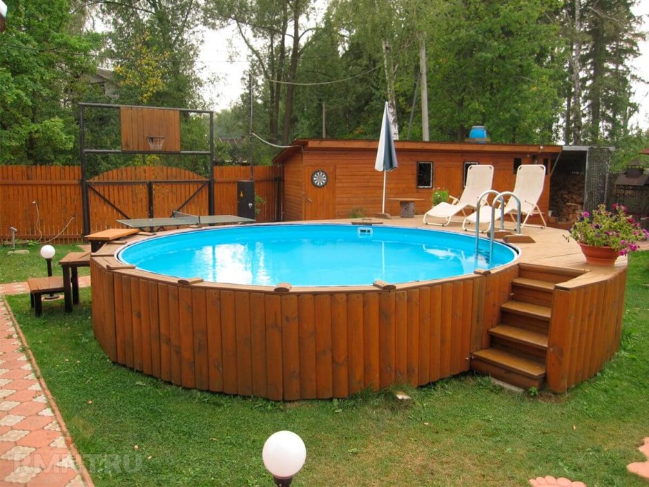 Бассейн каркасный для дачи