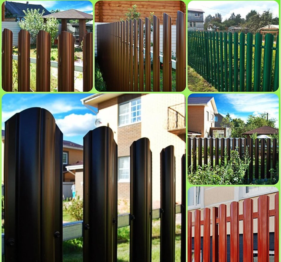 Металлический штакетник Твин Гранд лайн