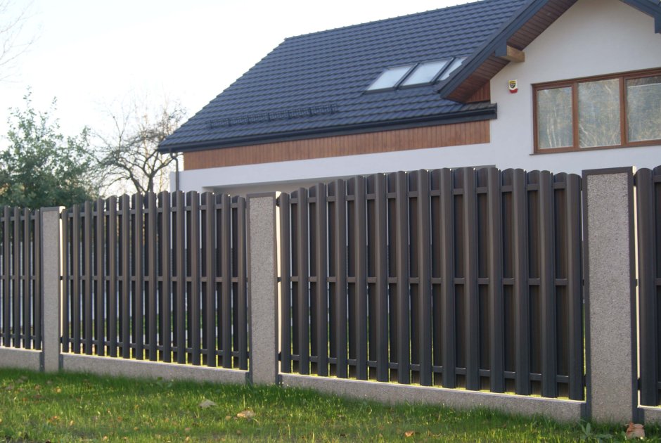 RAL 7016 штакетник