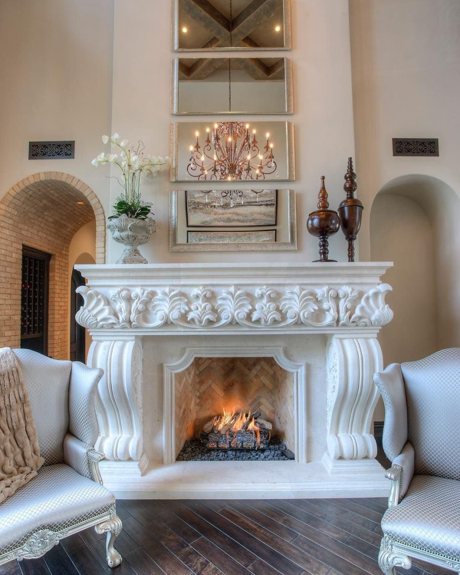 Красивые камины в интерьере