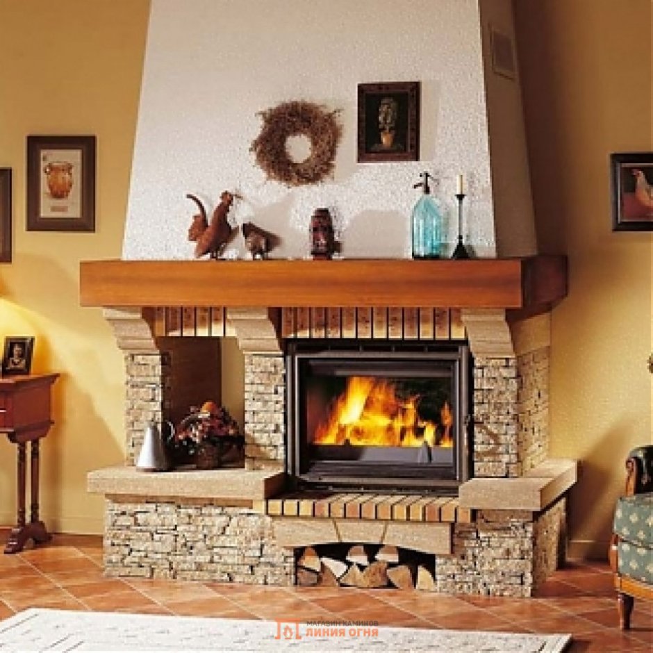 Красивые камины в интерьере
