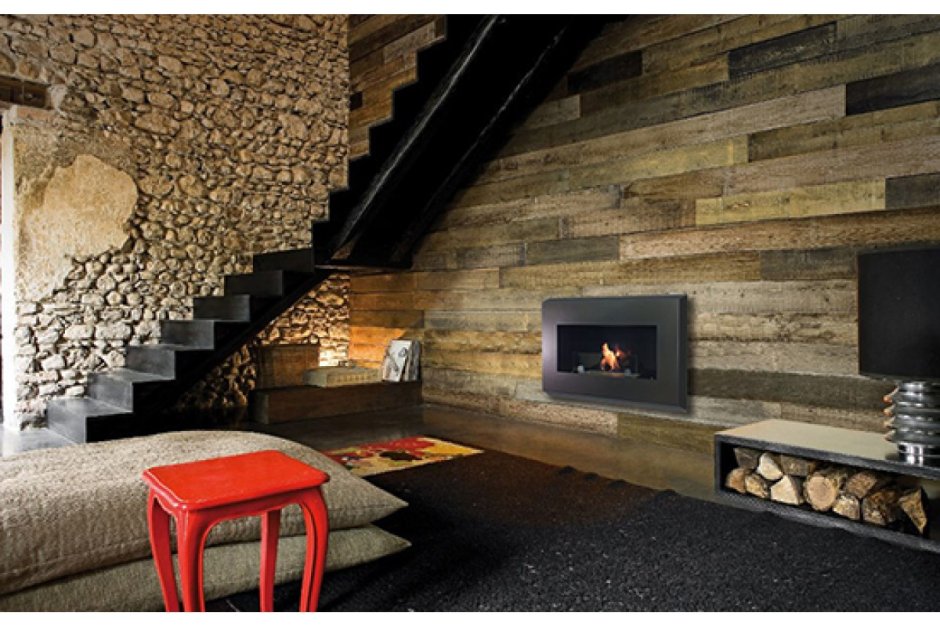 Каменный камин в интерьере