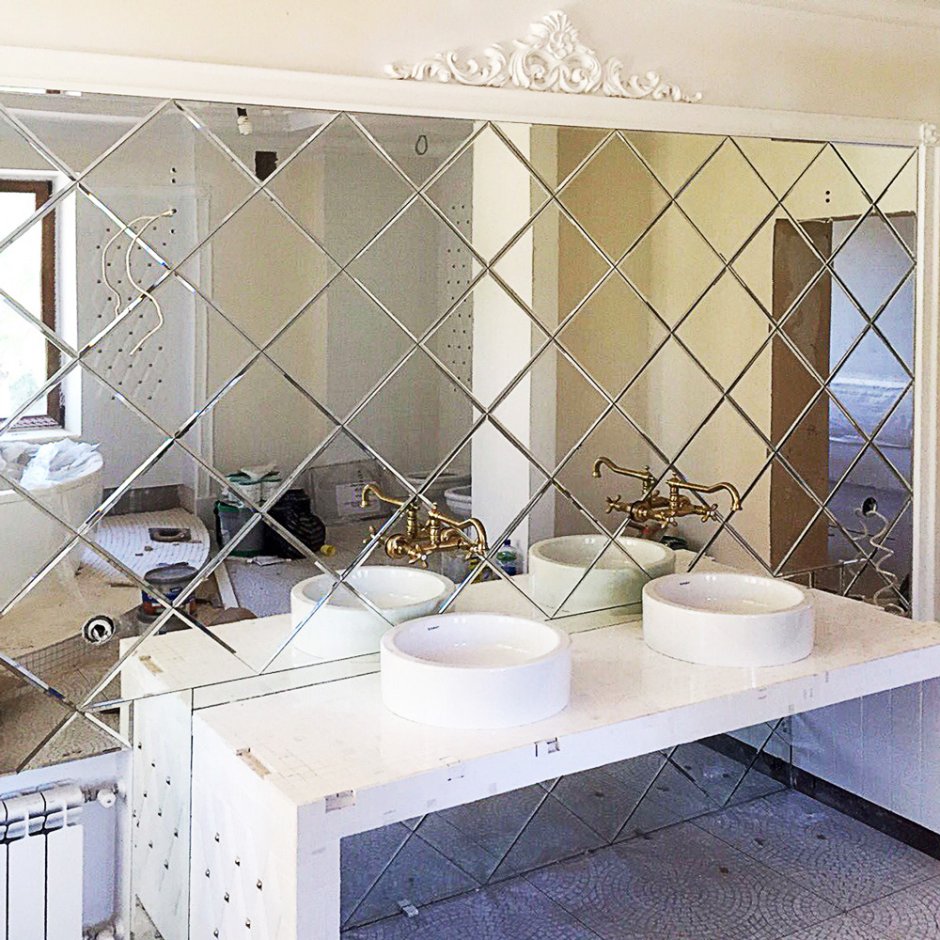 Зеркальная плитка Леруа Мерлен