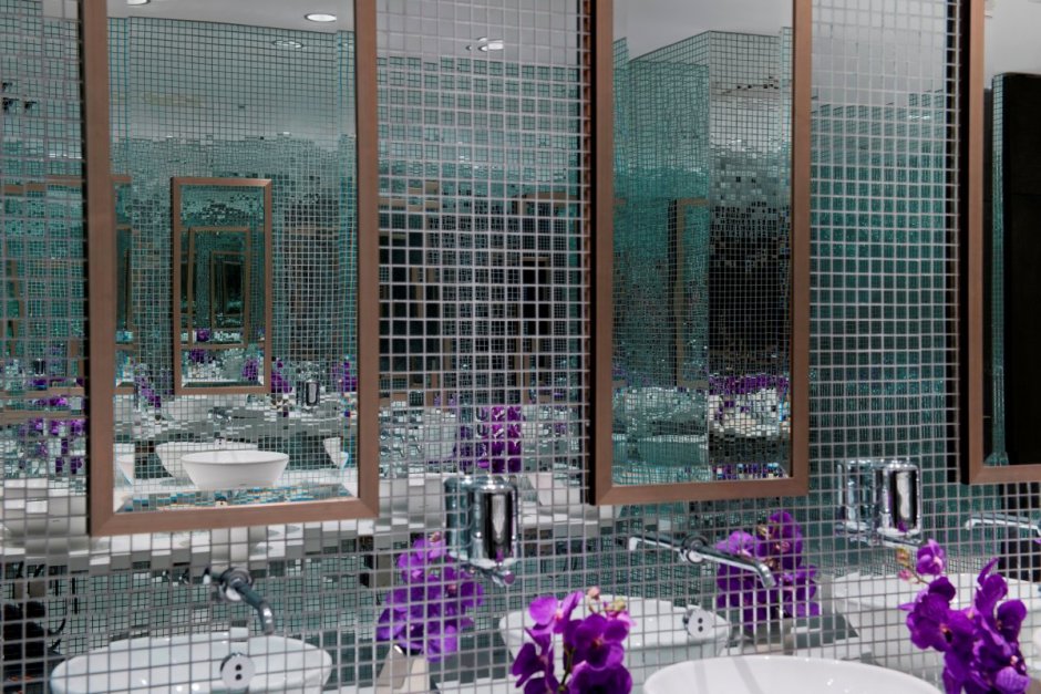 Зеркальная мозайка в интербере