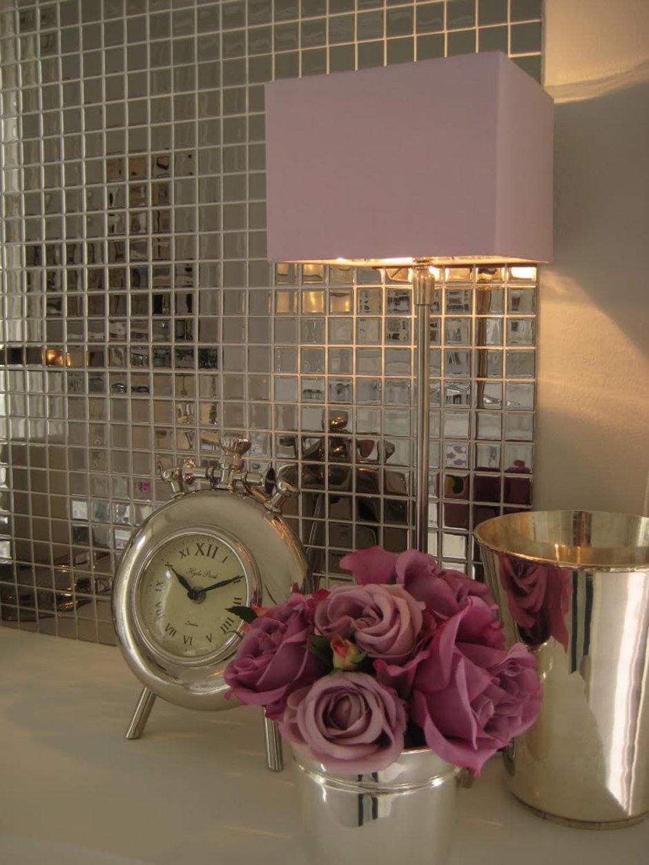 Зеркальная плитка в интерьере