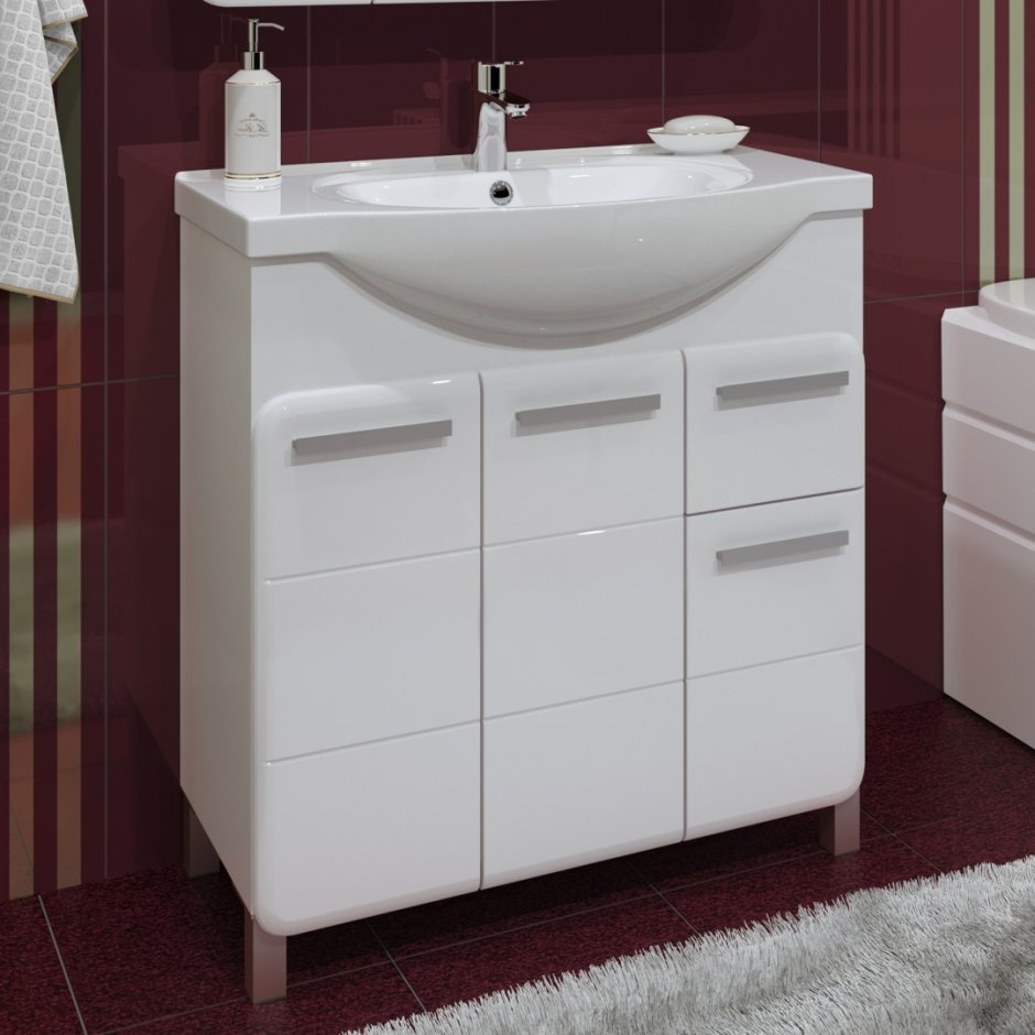 Мебель для ванной Runo Эрика 80