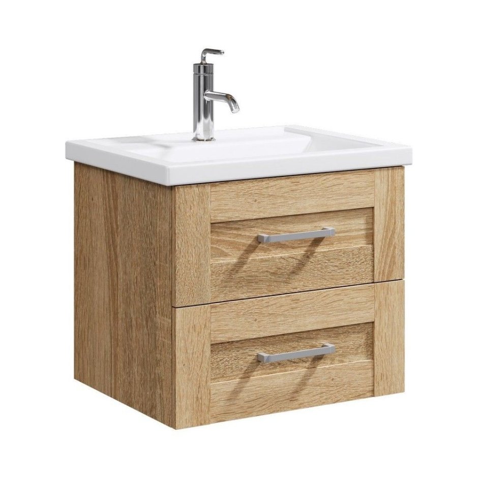 Тумба под раковину Aqwella Фостер fos01082ds 80 см подвесная, дуб сонома