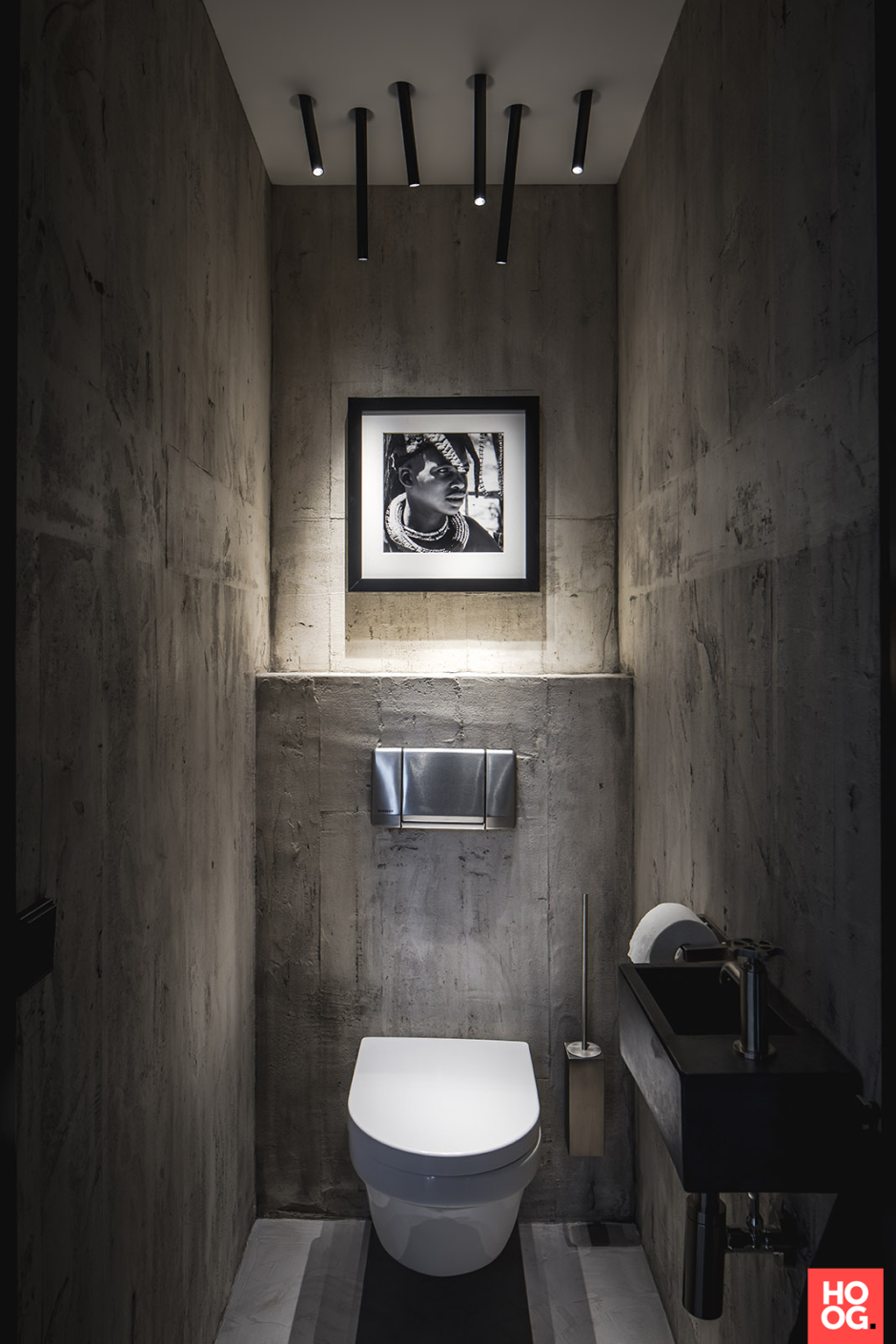 Туалет в стиле лофт