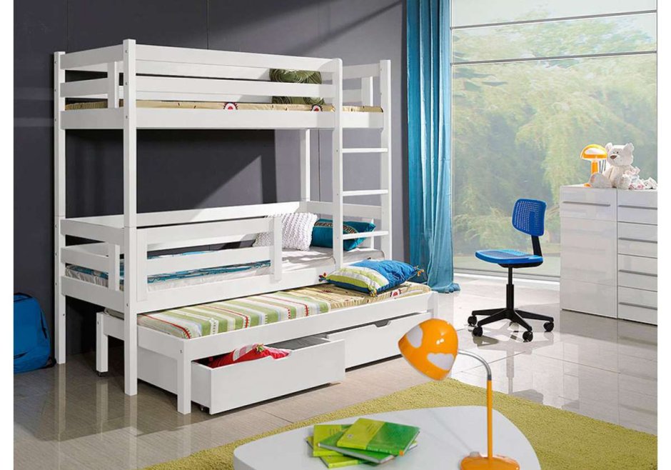 Кровать трехъярусная Альбион