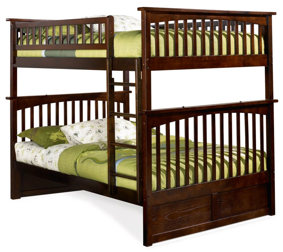 Трехместная двухъярусная кровать