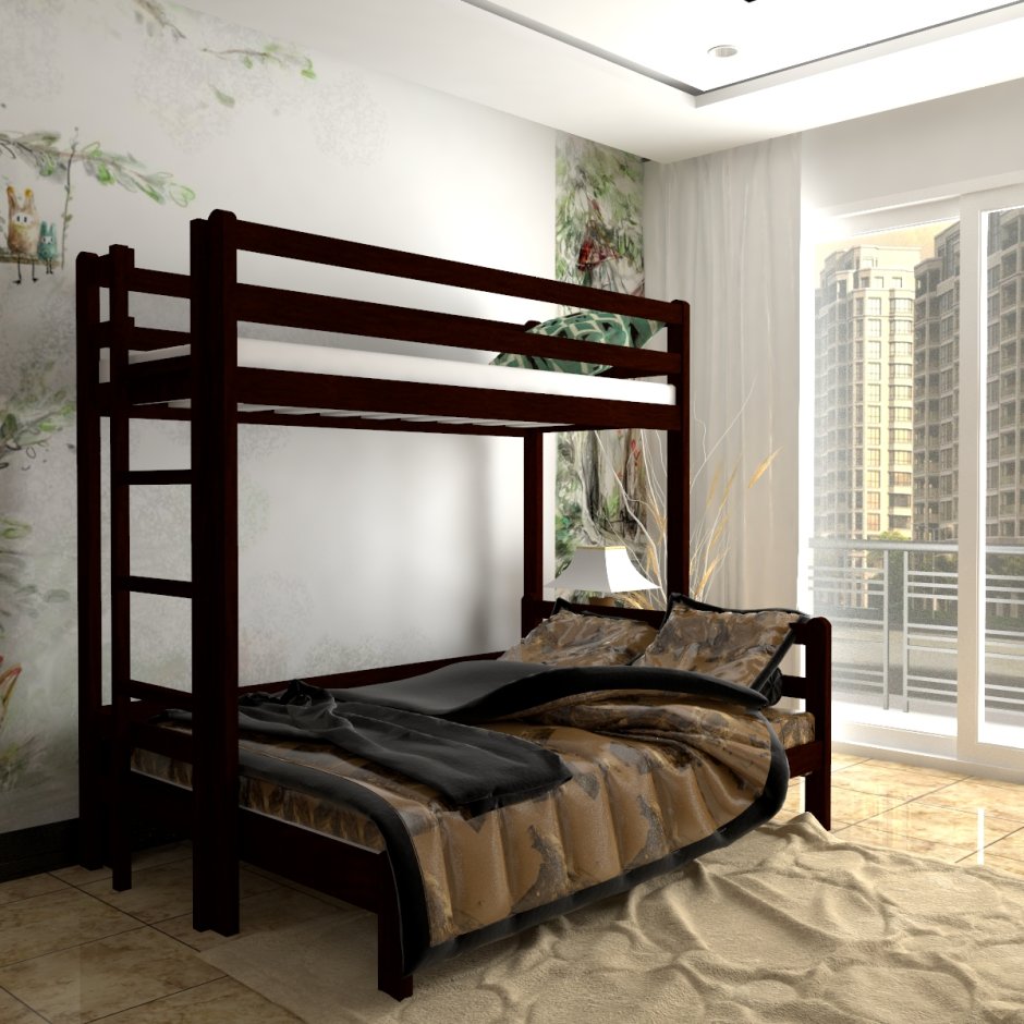 Двухъярусная кровать Ферст