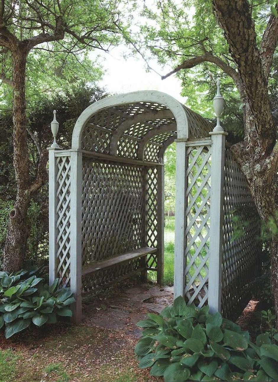 Французские трельяжи в садах