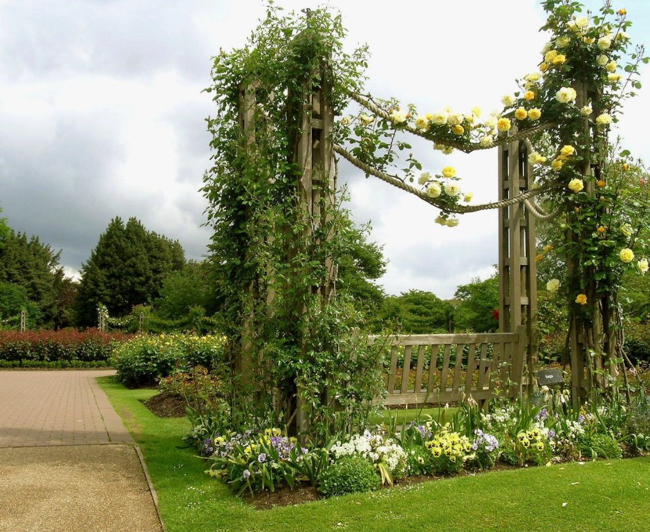 Шпалерные сады Англия