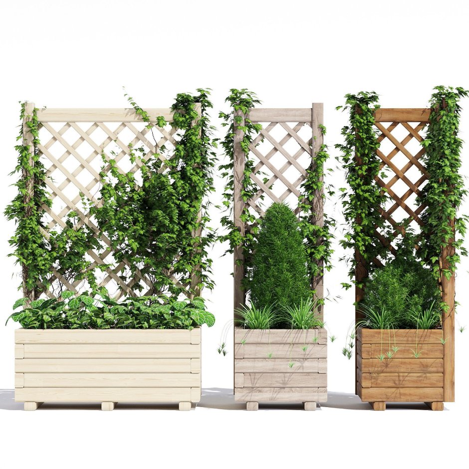 Шпалера 1x1м, зеленая