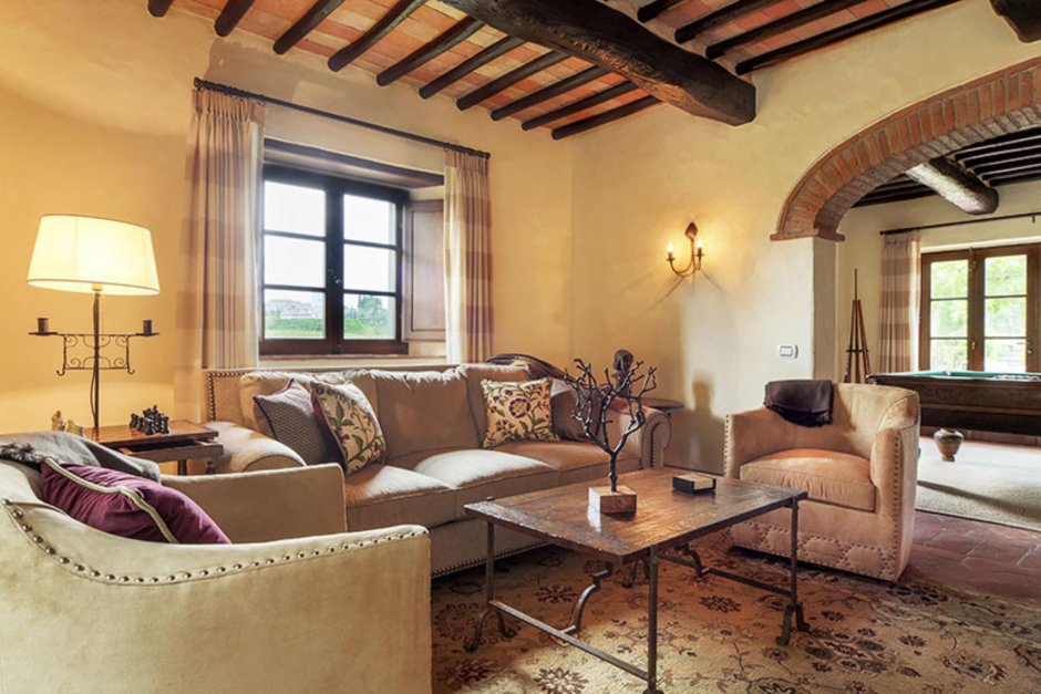 Вилла в Тоскане интерьер