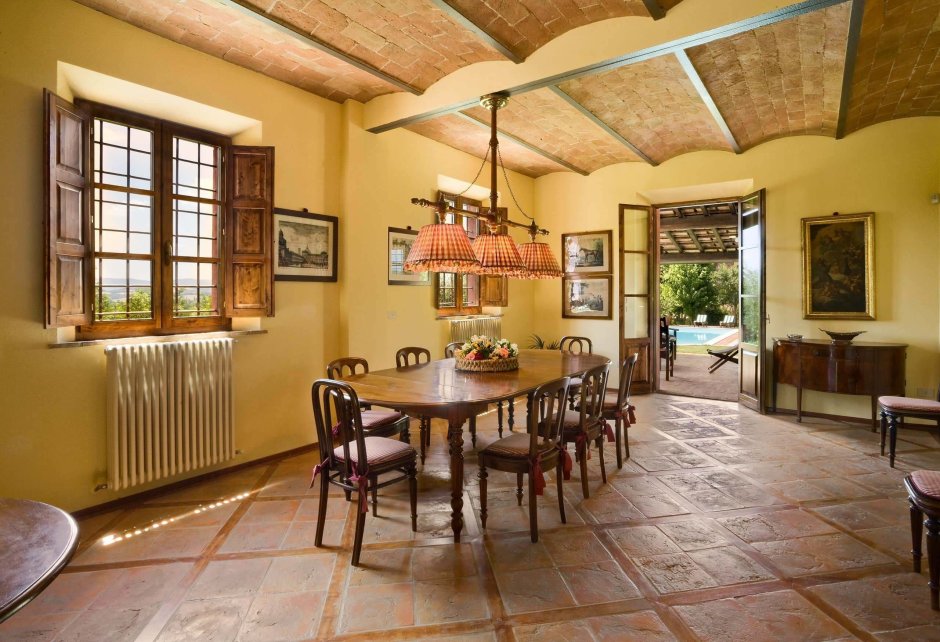 Тосканский Кантри стиль в интерьере