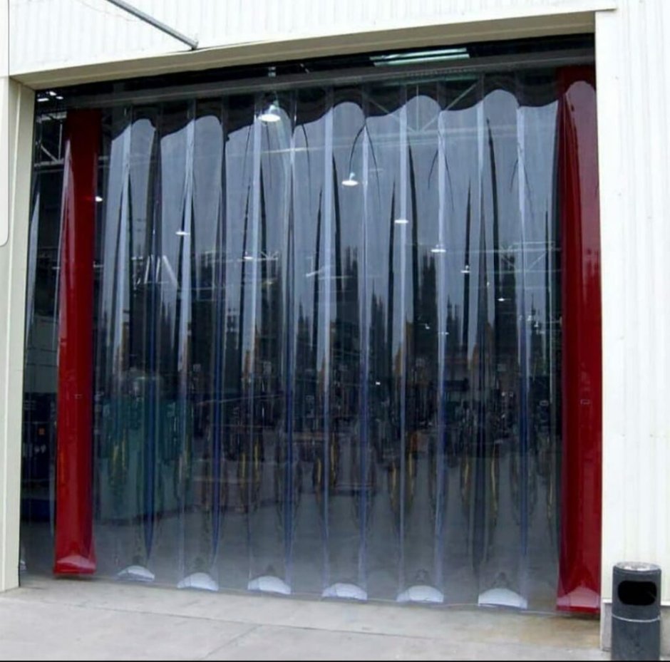 ПВХ завеса морозостойкая (рифленая) 2x200