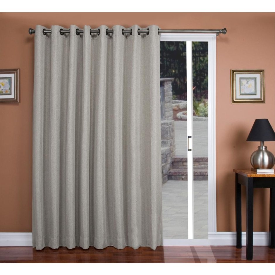 Patio Door Curtain Rod