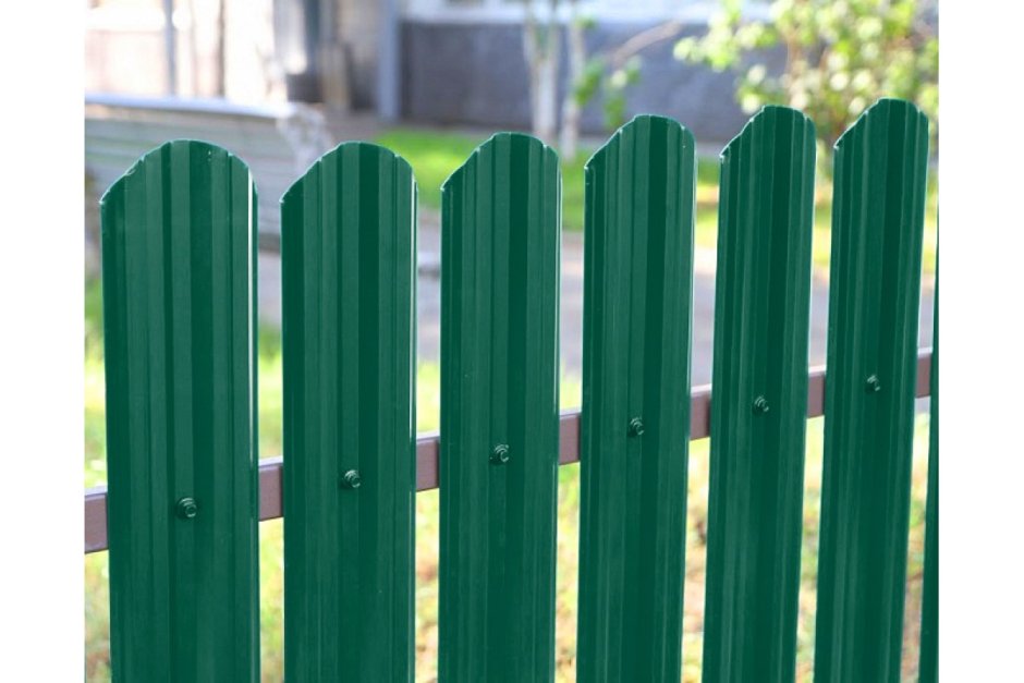 М-образный штакетник рал 6005