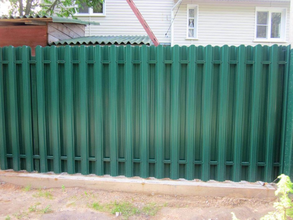 Штакетник шахматка