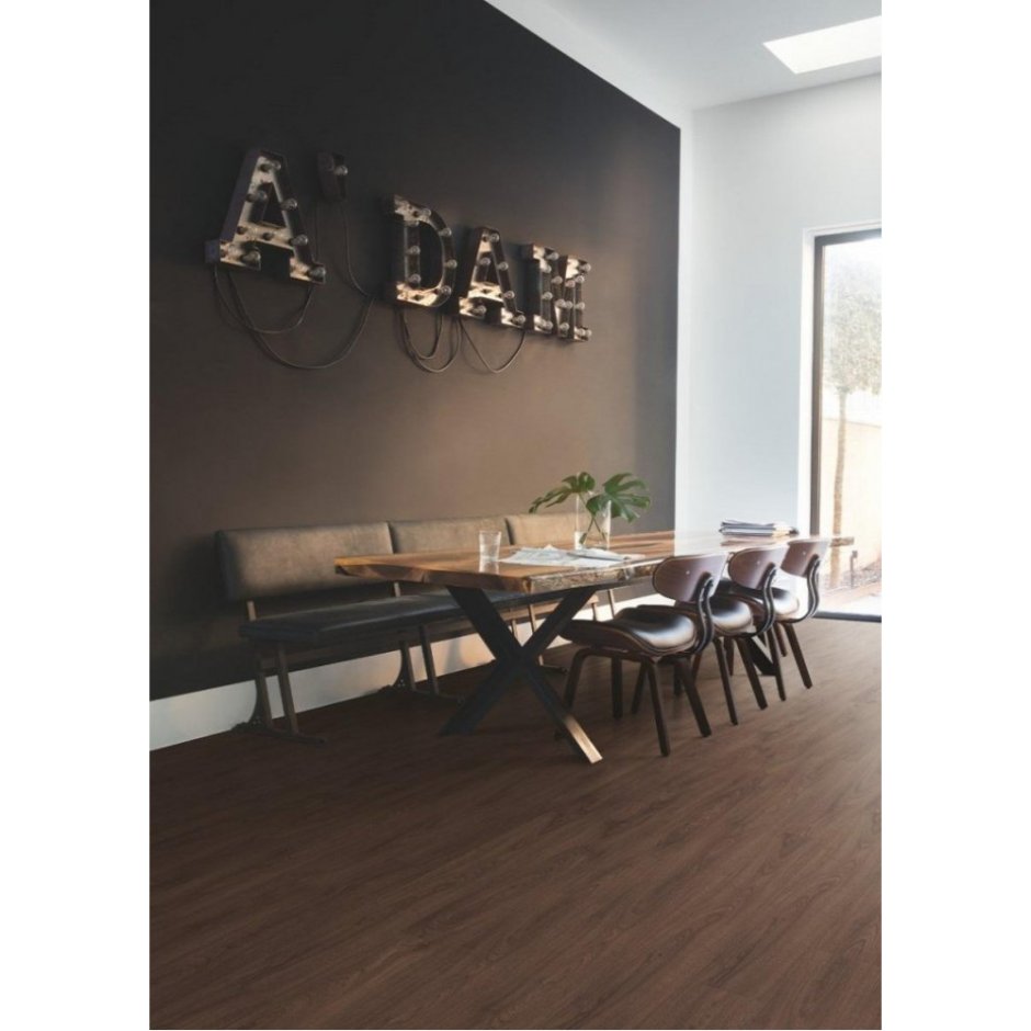 Ламинат quick Step Classic CLM 4092 дуб горный темно-коричневый