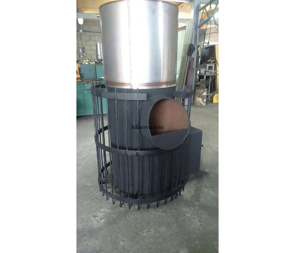 Печь вертикальная 530 с выступом