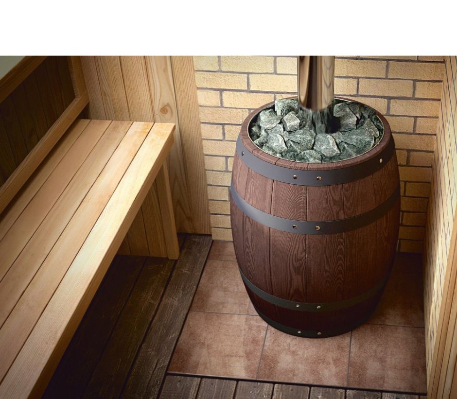 Дровяная банная печь TMF Вариата inox Витра баррель палисандр