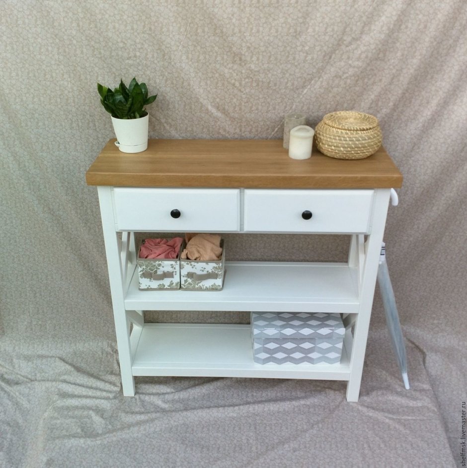 Консоль с 2 ящиками, authentic Style