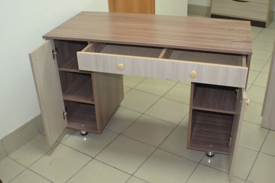 Письменный стол фронда-2 двухтумбовый с ящиками