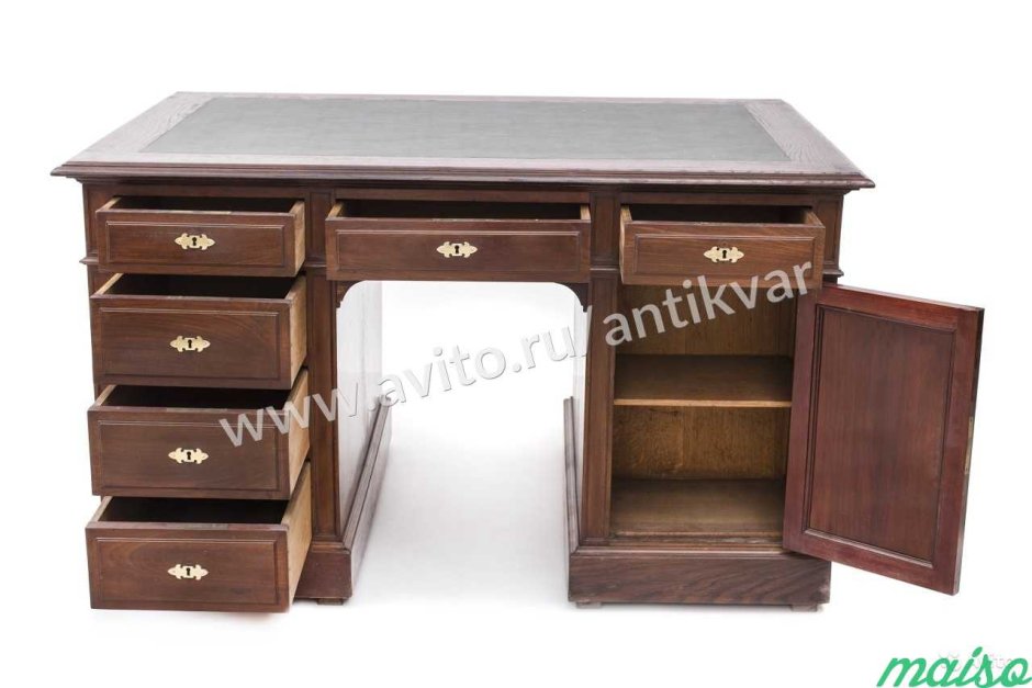 Мик стол письменный двухтумбовый с ящиками MK-2438-IV